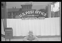 Post office, Sommerset, Ohio. Sourced from the Library of Congress.