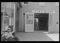Fire department, Somerset, Ohio. Sourced from the Library of Congress.