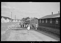 [Untitled photo, possibly related to: Funeral procession of first death on project. Boy five years old. Red House Farms, West Virginia]. Sourced from the Library of Congress.