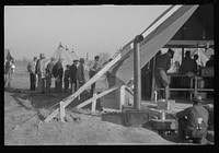 [Untitled photo, possibly related to: The kitchen in the camp for white flood refugees at Forrest City, Arkansas]. Sourced from the Library of Congress.