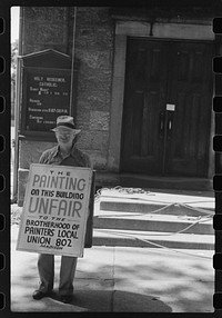 Picket, Madison, Wisconsin. Sourced from the Library of Congress.