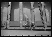 [Untitled photo, possibly related to: Loading grain boat. Superior, Wisconsin]. Sourced from the Library of Congress.