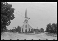 Church near Sodus, Michigan. Sourced from the Library of Congress.