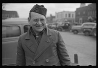 [Untitled photo, possibly related to: At the American Legion booth for collecting scrap paper. Chillicothe, Missouri]. Sourced from the Library of Congress.