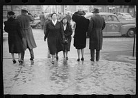 Rainy day, Indianapolis, Indiana. Sourced from the Library of Congress.