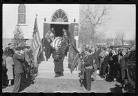 Glasgow, Montana. Funeral. Sourced from the Library of Congress.