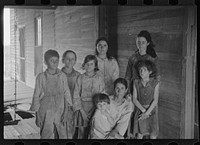 Frank Tengle family, Hale County, Alabama. Sharecroppers. Sourced from the Library of Congress.