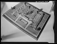 Model houses for Greenbelt, Maryland. Sourced from the Library of Congress.