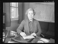 Mrs. Dorothy M. Beck, regional director, Region Number One. New Haven, Connecticut. Sourced from the Library of Congress.