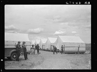 Resettlement Administration workcamp. Oneida County, Idaho. Sourced from the Library of Congress.