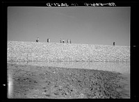 Stock water dam. Chadron, Nebraska. Sourced from the Library of Congress.