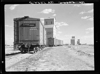 Grain elevators. Dumas, Texas. Sourced from the Library of Congress.