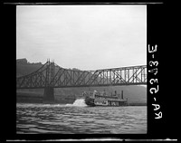 Pittsburgh waterfront. Monongahela and Allegheny Rivers, Pennsylvania. Sourced from the Library of Congress.