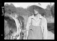 Farmer at Irwinville Farms, Georgia. Sourced from the Library of Congress.