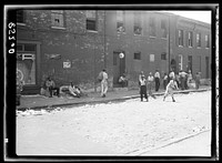 Street in  area. Baltimore, Maryland. Sourced from the Library of Congress.