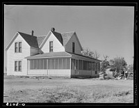 House on farm bought by Jack Gardinier under tenant purchase program. Ottawa County, Kansas. Sourced from the Library of Congress.