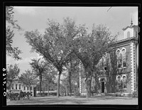 County courthouse. Oskaloosa, Kansas. Sourced from the Library of Congress.