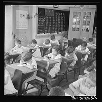 School room in rural school. Cidra, Puerto Rico. Sourced from the Library of Congress.