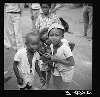 Children of  sugar workers near Ponce. Puerto Rico. Sourced from the Library of Congress.