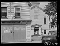Church is out. Sunday morning. Provincetown, Massachusetts. Sourced from the Library of Congress.