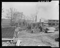 [Untitled photo, possibly related to: Sawmill. Crossville, Tennessee]. Sourced from the Library of Congress.