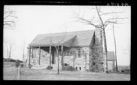 [Untitled photo, possibly related to: House at Cumberland Homesteads. Crossville, Tennessee]. Sourced from the Library of Congress.