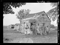 [Untitled photo, possibly related to: Lewis Hunter,  client, with his wife and family on Lady's Island off Beaufort, South Carolina]. Sourced from the Library of Congress.