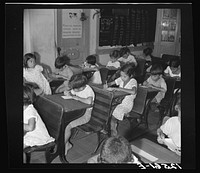 [Untitled photo, possibly related to: School room in rural school. Cidra, Puerto Rico]. Sourced from the Library of Congress.