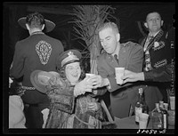 Brownsville, Texas. Charro Days fiesta. Officer's dance, El Rancho Grande. Sourced from the Library of Congress.