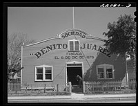 Brownsville, Texas. Sociedad Benito Juarez. Mexican section. Sourced from the Library of Congress.