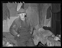 John Marsh, seventy-two year bachelor living in one room of an old house. Family dead or moved away. Belfast, New York, Allegany County. Sourced from the Library of Congress.