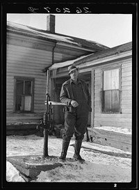 Daniel Sampson, farmer. Jefferson County, New York. Sourced from the Library of Congress.