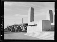 Bridge across Wabash River. Vincennes, Indiana. Sourced from the Library of Congress.