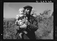 [Untitled photo, possibly related to: Ellery Shufelt with his children. Albany County, New York]. Sourced from the Library of Congress.