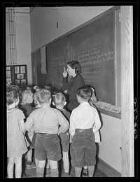 School room. Greenbelt, Maryland. Sourced from the Library of Congress.