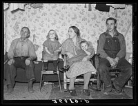 Melvin Weimer, unemployed resident of Jennings, Maryland, with part of his family. Sourced from the Library of Congress.