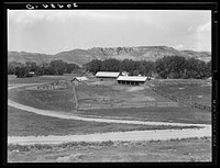 The Quarter Circle 'U' Ranch near Birney, Montana. Sourced from the Library of Congress.
