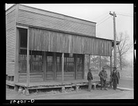 Abandoned stores. Colp, Illinois. Sourced from the Library of Congress.