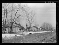 Miners' homes. Bush, Illinois. Sourced from the Library of Congress.