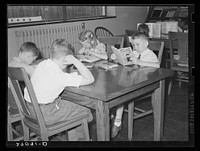 Study hour. School at Greenbelt, Maryland. Sourced from the Library of Congress.
