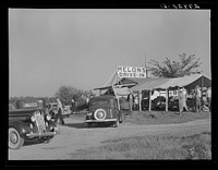 Melon stand. Jasper County, Iowa. Sourced from the Library of Congress.