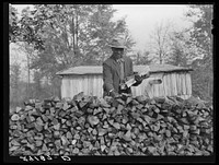 Evicted sharecroppers with firewood. Butler County, Missouri. Sourced from the Library of Congress.