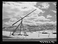 Hay stacker. Summit County, Utah. Sourced from the Library of Congress.