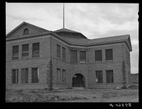 Abandoned school. Goldfield, Nevada. Sourced from the Library of Congress.