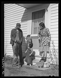 In addition to the cooperative profits and wages he receives, Jerry Vardiman has a good house. Osage Farms, Missouri. Sourced from the Library of Congress.
