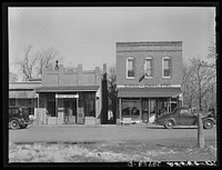 Osage Farms project headquarters are located over the general store in Hughesville, Missouri. Osage Farms, Missouri. Sourced from the Library of Congress.
