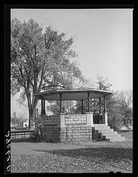 Bandstand. Marengo, Iowa. Sourced from the Library of Congress.
