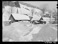 Path leading to farm. Woodstock, Vermont. Sourced from the Library of Congress.