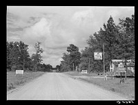 [Untitled photo, possibly related to: Bar and store on country road to Black Lake near Natchitoches, Louisiana]. Sourced from the Library of Congress.