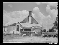 Melrose, Natchitoches Parish, Louisiana. Old barn on cotton plantation built and formerly owned by mulattoes. Sourced from the Library of Congress.